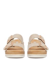 Remonte Klapki CEO-D0Q66-62 Beżowy jasny. Kolor: beżowy. Materiał: skóra, syntetyk #3