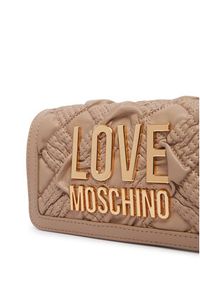 Love Moschino - LOVE MOSCHINO Torebka JC5603PP1PL1010A Beżowy. Kolor: beżowy. Materiał: skórzane #5