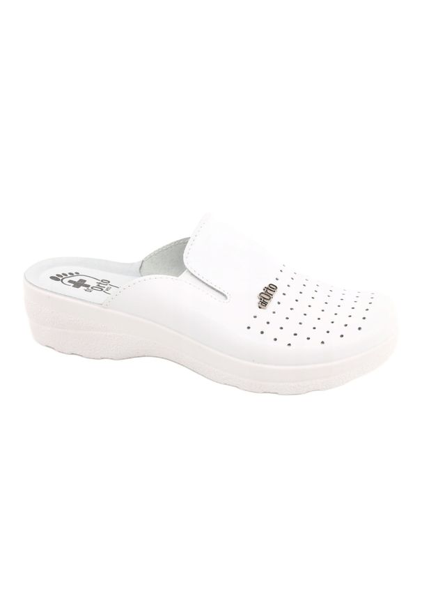 Befado obuwie damskie 157D006 białe. Kolor: biały. Materiał: skóra