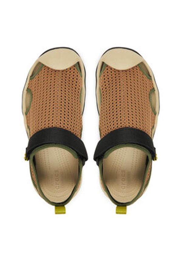 Crocs Sandały Swiftwater™ Mesh Deck 211095 Brązowy. Kolor: brązowy. Materiał: mesh