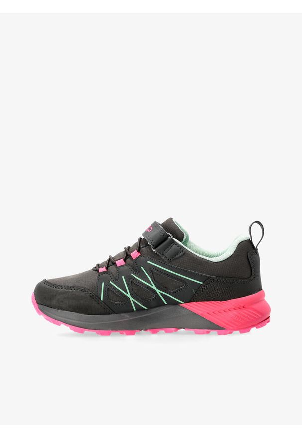 Buty turystyczne dziecięce CMP Kids Hulysse WP Shoe. Kolor: czarny, różowy, wielokolorowy. Sport: turystyka piesza