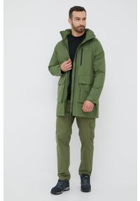 Jack Wolfskin kurtka outdoorowa Norden Port kolor zielony. Typ kołnierza: kaptur. Kolor: zielony. Materiał: materiał, włókno #1