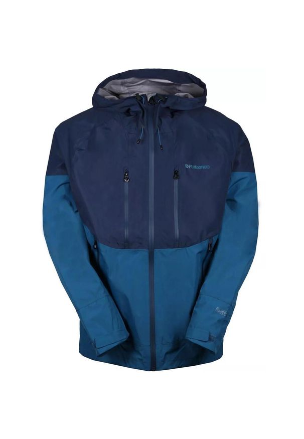 FUNDANGO - Kurtka turystyczna męska MANOTA 3L Shell Jacket. Kolor: niebieski. Materiał: tkanina, puch