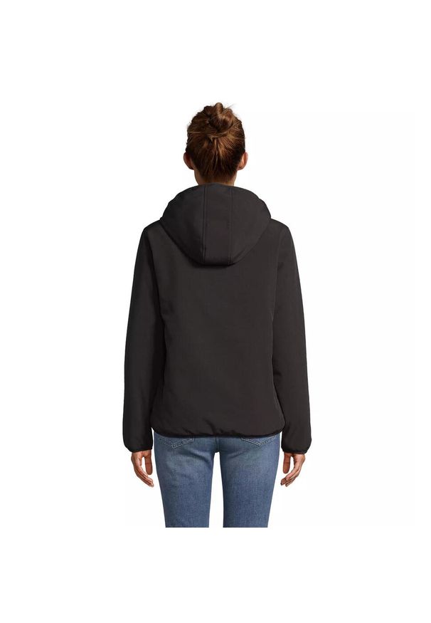 SOL'S - Damska kurtka softshell Sol's Falcon Padded. Kolor: czarny. Materiał: softshell. Sezon: zima