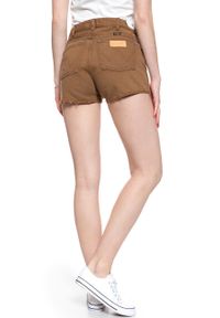 Wrangler - WRANGLER THE SHORT SADDLE BROWN W27XRJ248. Kolor: brązowy #10