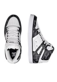 DC Shoes Sneakersy PURE HIGH-TOP WC ADYS400043-XKWS Biały. Kolor: biały. Materiał: skóra #5