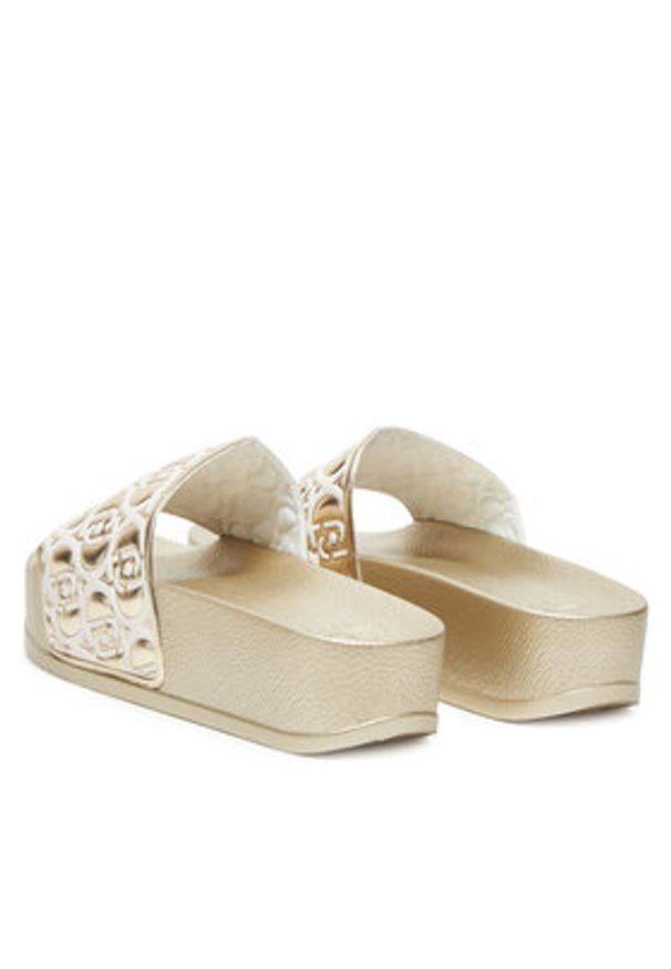 Liu Jo Klapki Mykonos 01 BA5097 EX252 Złoty. Kolor: złoty. Materiał: syntetyk