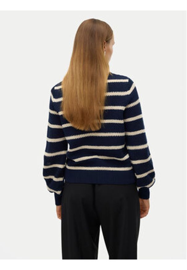 Vero Moda Kardigan Amazing 10319138 Granatowy Regular Fit. Kolor: niebieski. Materiał: syntetyk