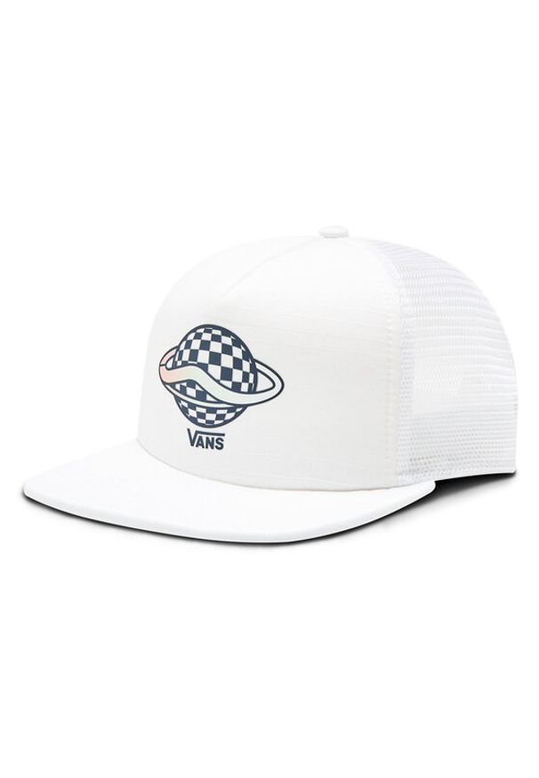 Vans Czapka z daszkiem Dna Unstructured Trucker VN00066YWHT1 Biały. Kolor: biały. Materiał: materiał, bawełna