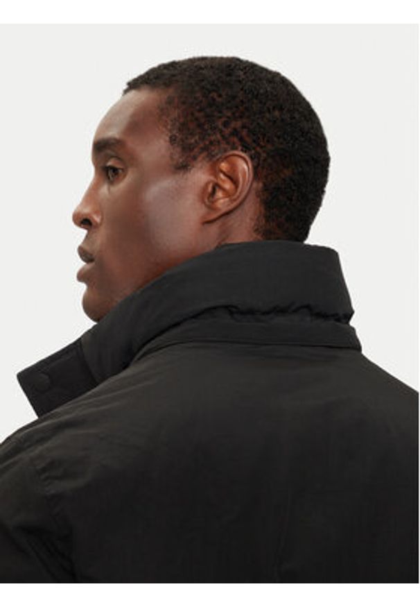 TOMMY HILFIGER - Tommy Hilfiger Kurtka puchowa Rockie MW0MW37412 Czarny Regular Fit. Kolor: czarny. Materiał: syntetyk