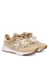 MICHAEL Michael Kors Sneakersy Nova 43T6NOFS2D Beżowy. Kolor: beżowy. Materiał: zamsz, skóra #6
