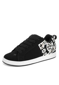 DC Shoes Sneakersy COURT GRAFFIK DC01662061 Czarny. Kolor: czarny. Materiał: skóra, nubuk #3