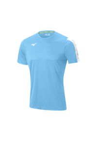 Koszulka Mizuno Nara Tee. Kolor: niebieski. Sport: fitness #1
