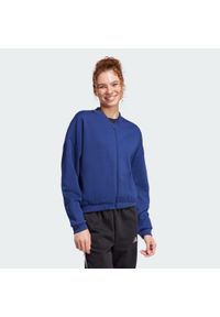 Adidas - Kurtka Essentials Contemporary Logo Bomber. Kolor: niebieski. Materiał: materiał #1