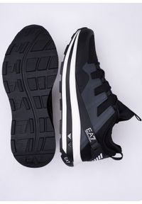 Sneakersy męskie czarne EA7 Emporio Armani X8X088 XK233 A120. Okazja: na co dzień, na spacer, do pracy. Kolor: czarny. Sport: turystyka piesza #4