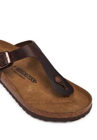 Birkenstock Japonki Gizeh 0743831 Brązowy. Kolor: brązowy. Materiał: nubuk, skóra #2