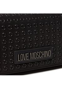 Love Moschino - LOVE MOSCHINO Torebka JC4063PP1LLH100B Czarny. Kolor: czarny. Materiał: skórzane #4