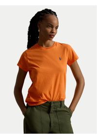 Polo Ralph Lauren T-Shirt 211B14605001 Pomarańczowy Classic Fit. Typ kołnierza: polo. Kolor: pomarańczowy. Materiał: bawełna #1