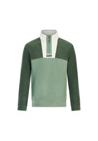 1/4 zip fleece Protest Lownton. Kolor: zielony. Materiał: polar. Sezon: zima, jesień #1