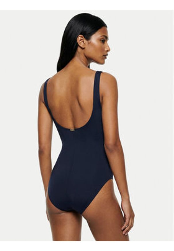 Lauren Ralph Lauren - LAUREN RALPH LAUREN Strój kąpielowy 20601010 Granatowy. Kolor: niebieski. Materiał: syntetyk