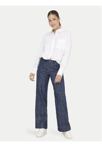 only - ONLY Spodnie materiałowe Evita 15362397 Granatowy Wide Leg. Kolor: niebieski. Materiał: syntetyk #2