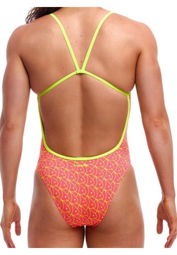 FUNKITA - Strój do pływania Funkita Swim School - Single Strength. Kolor: różowy