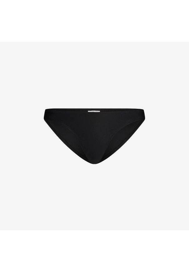 WALLIEN - Damskie sportowe majtki od bikini premium do pływania, surfingu - czarne. Kolor: czarny. Materiał: tkanina