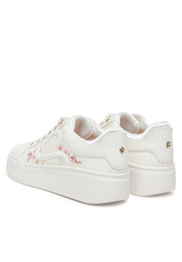 Aldo Sneakersy Lindley 13918750 Écru. Materiał: skóra