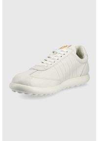 Camper sneakersy skórzane Pelotas XLF kolor biały. Nosek buta: okrągły. Zapięcie: sznurówki. Kolor: biały. Materiał: skóra. Obcas: na obcasie. Wysokość obcasa: niski #5