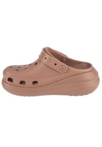 Klapki Crocs Crush Clog W 207521-2Q9 beżowy. Okazja: na co dzień. Kolor: beżowy. Materiał: materiał #5