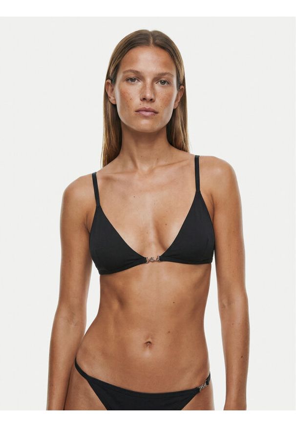 Karl Lagerfeld - KARL LAGERFELD Biustonosz braletka B1W47046 Czarny. Kolor: czarny. Materiał: bawełna