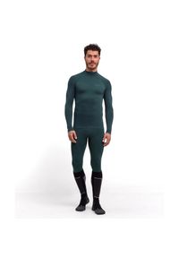 Koszulka z długim rękawem i zamkiem błyskawicznym Falke Maximum Warm. Kolor: zielony. Długość rękawa: długi rękaw. Długość: długie. Sezon: zima #1