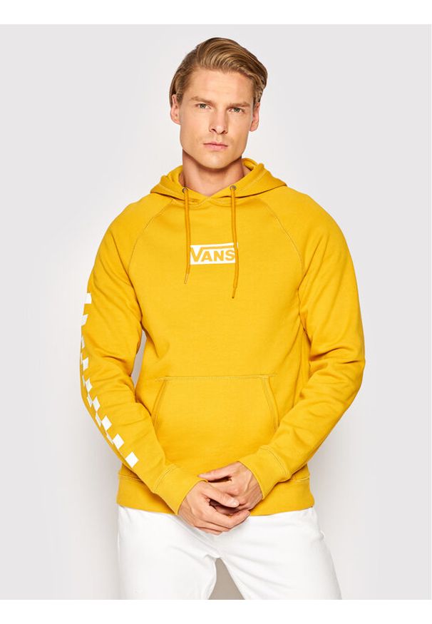 Vans Bluza Versa Standard VN0A49SN Żółty Regular Fit. Kolor: żółty. Materiał: bawełna