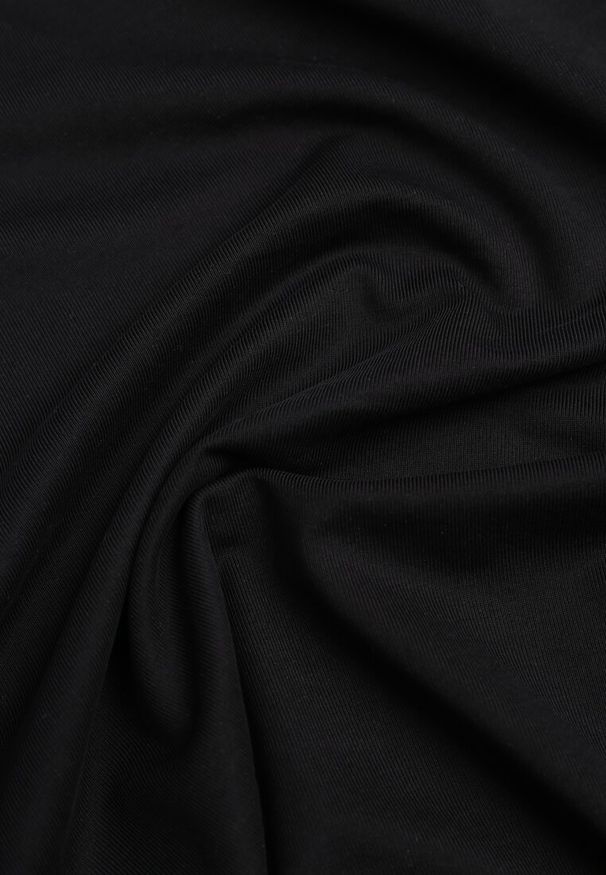 Renee - Czarna Bluzka Top Bez Rękawów ze Stójką Nedire. Typ kołnierza: kołnierzyk stójkowy. Kolor: czarny. Materiał: elastan, materiał, jeans, poliester. Długość rękawa: bez rękawów. Styl: elegancki