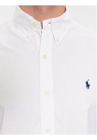 Polo Ralph Lauren Koszula 710829480002 Biały Custom Fit. Typ kołnierza: polo. Kolor: biały. Materiał: bawełna