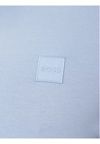 BOSS Polo Passerby 50507704 Błękitny Slim Fit. Typ kołnierza: polo. Kolor: niebieski. Materiał: bawełna #3