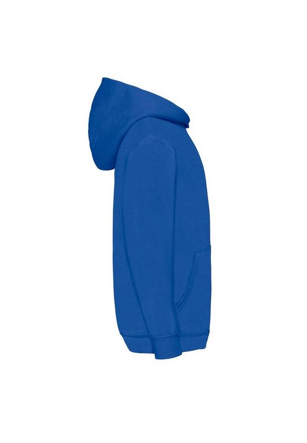 FRUIT OF THE LOOM - Bluza Z Kapturem Dla Dzieci. Typ kołnierza: kaptur. Kolor: niebieski