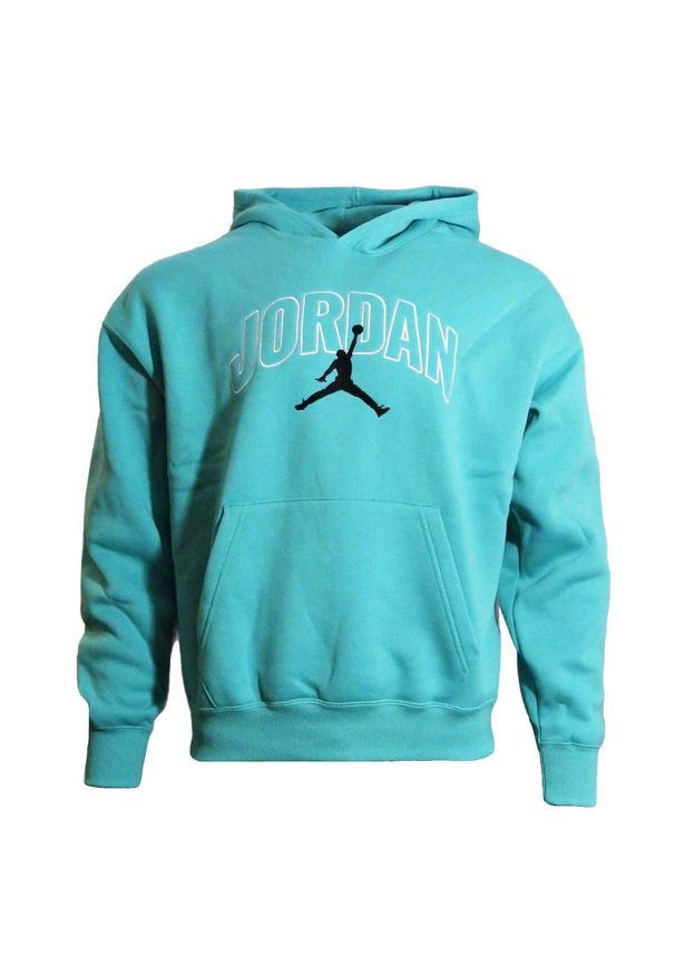 Bluza męska z kapturem Air Jordan Brooklyn Fleece Turkusowa - IB7241-392. Typ kołnierza: kaptur. Kolor: niebieski. Sport: koszykówka