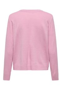 only - ONLY Sweter Xmas Shine 15355004 Różowy Regular Fit. Kolor: różowy. Materiał: syntetyk #3