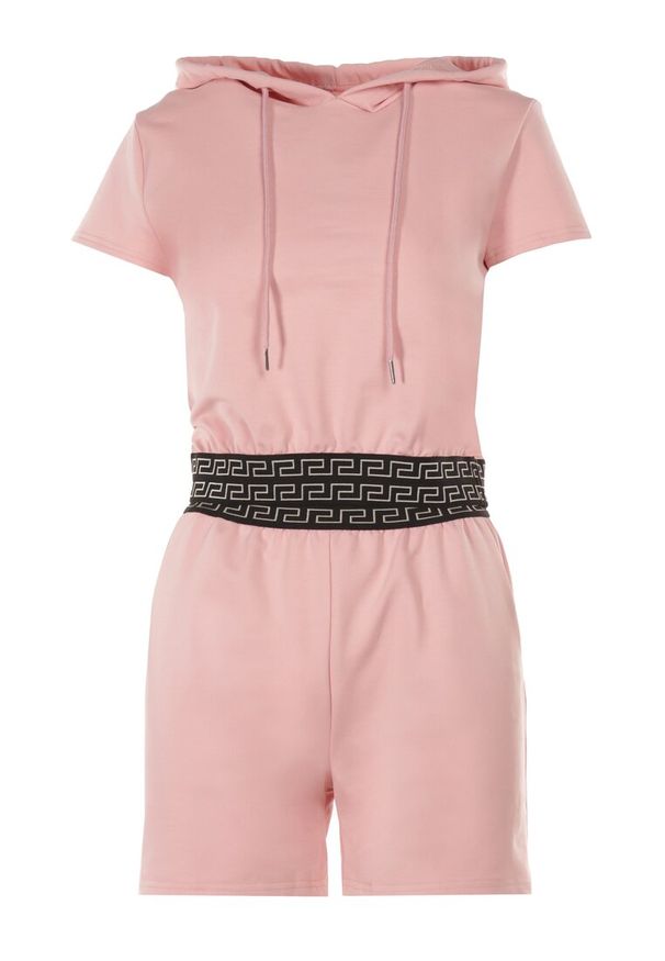Born2be - Różowy 2-Częściowy Komplet Dresowy Rhetiax. Kolor: różowy. Materiał: dresówka