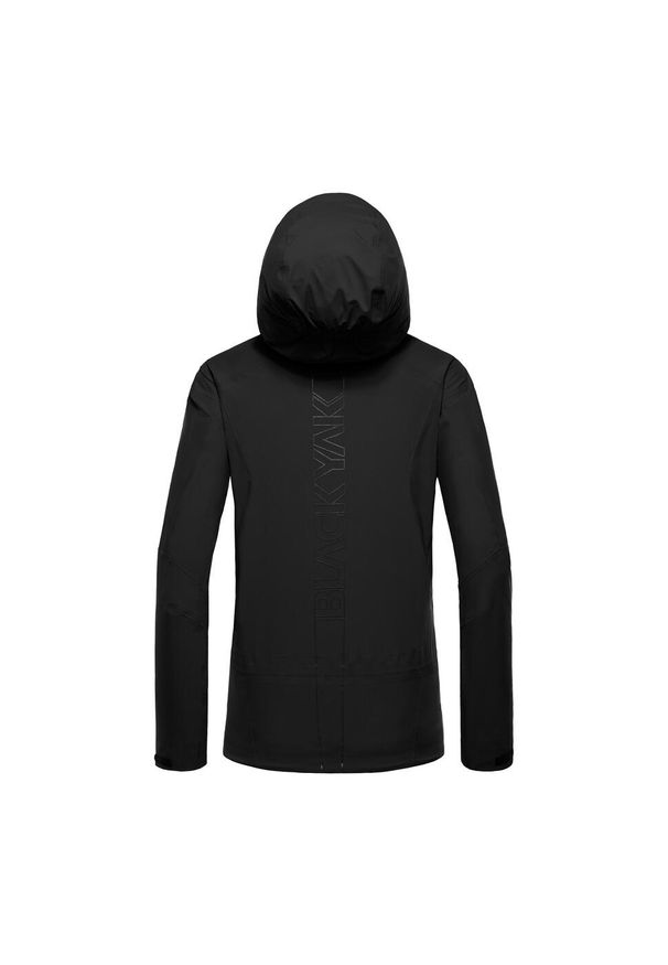 BLACK YAK - Kurtka turystyczna damska Blackyak HARIANA Gore-Tex przeciwdeszczowa. Kolor: czarny. Technologia: Gore-Tex