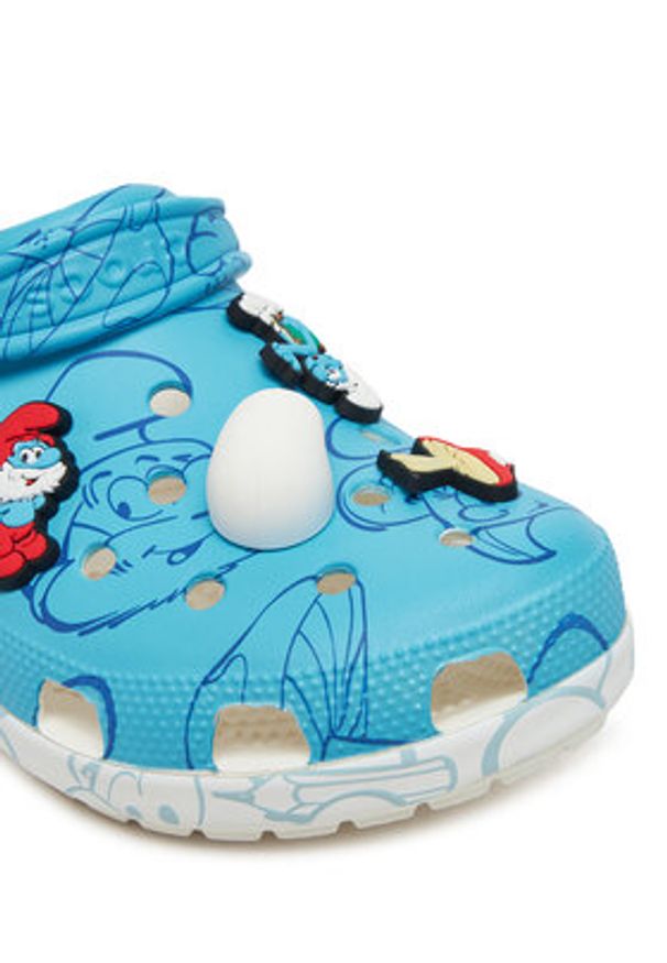 Crocs Klapki Smurfs Classic Clog 210820 Kolorowy. Wzór: kolorowy