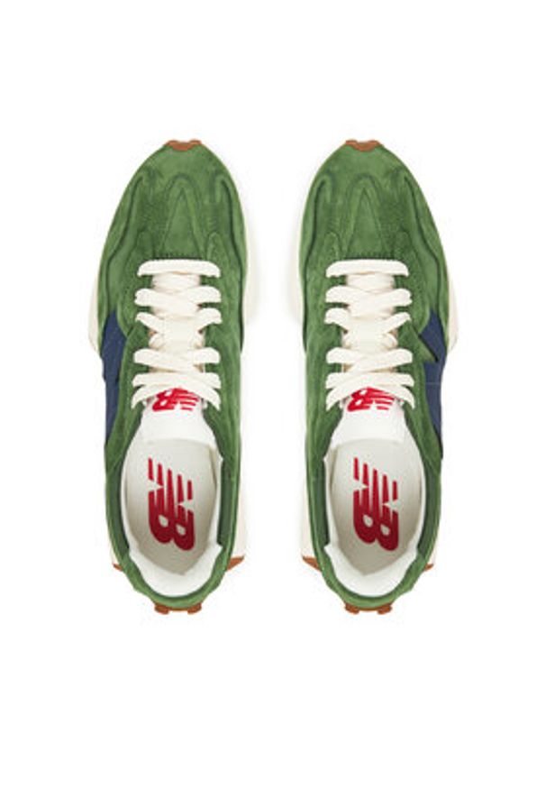 New Balance Sneakersy U327WSC Zielony. Kolor: zielony. Materiał: skóra