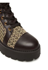 MICHAEL Michael Kors Botki Blake 40T5BKFE5Y Brązowy. Kolor: brązowy. Materiał: materiał #5
