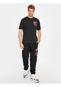 Just Cavalli T-Shirt 75OAHG03 Czarny Regular Fit. Kolor: czarny. Materiał: bawełna #4