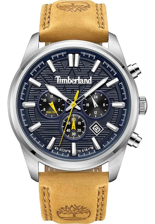 Zegarek Timberland Zegarek męski Timberland TBL.TDWGF0009602 brązowy. Kolor: brązowy