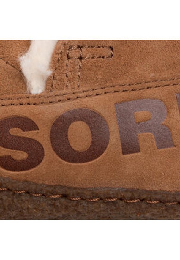 sorel - Sorel Botki Nakiska Bootie NL3389 Brązowy. Kolor: brązowy. Materiał: skóra, zamsz