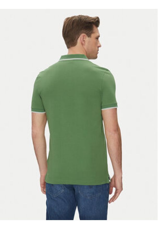 JOOP! Jeans Polo 15 JJJ-04Agnello 30045613 Zielony Modern Fit. Typ kołnierza: polo. Kolor: zielony. Materiał: bawełna
