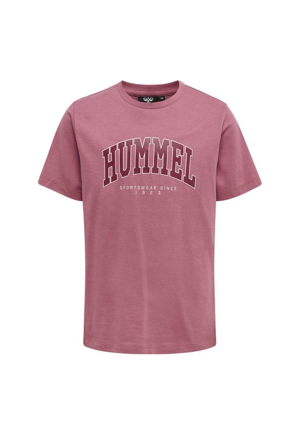 Koszulka dla dzieci Hummel Fast. Kolor: czerwony, fioletowy, wielokolorowy. Sport: joga i pilates