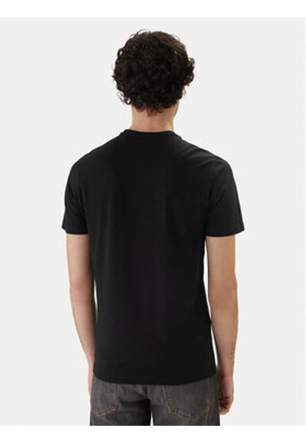 Guess T-Shirt M6GI11 K2992 Czarny Slim Fit. Kolor: czarny. Materiał: bawełna